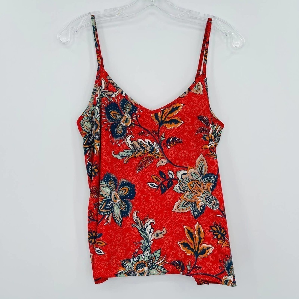 Hollister floral paisley crop tank top